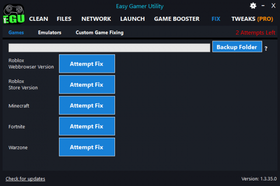 Easy Gamer Utility