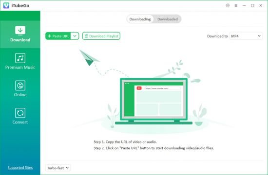 iTubeGo YouTube Downloader